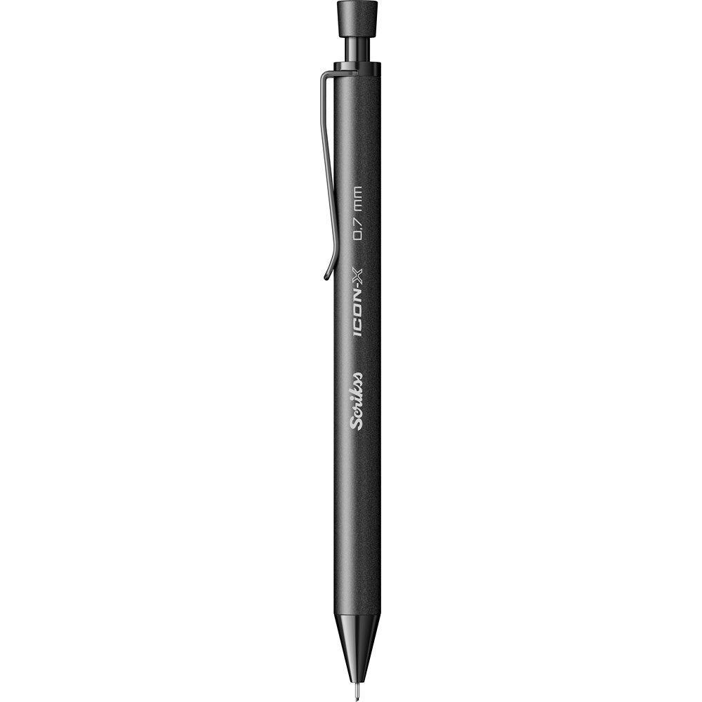 Scrikss İcon-x Metal 0.7 Versatil Kalem Siyah-1