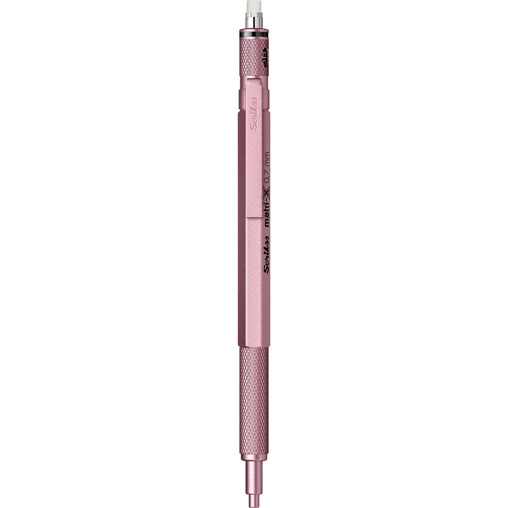 Scrikss Matri-x Mekanik Versatil Kalem 0.7 Metalik Açık Pembe-4
