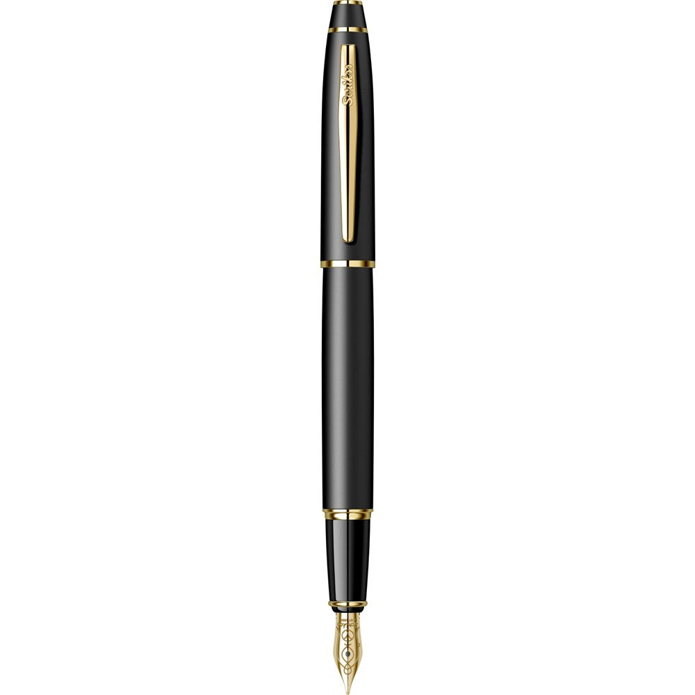 Scrikss Noble 35 Dolma Kalem M Uç Mat Siyah Altın