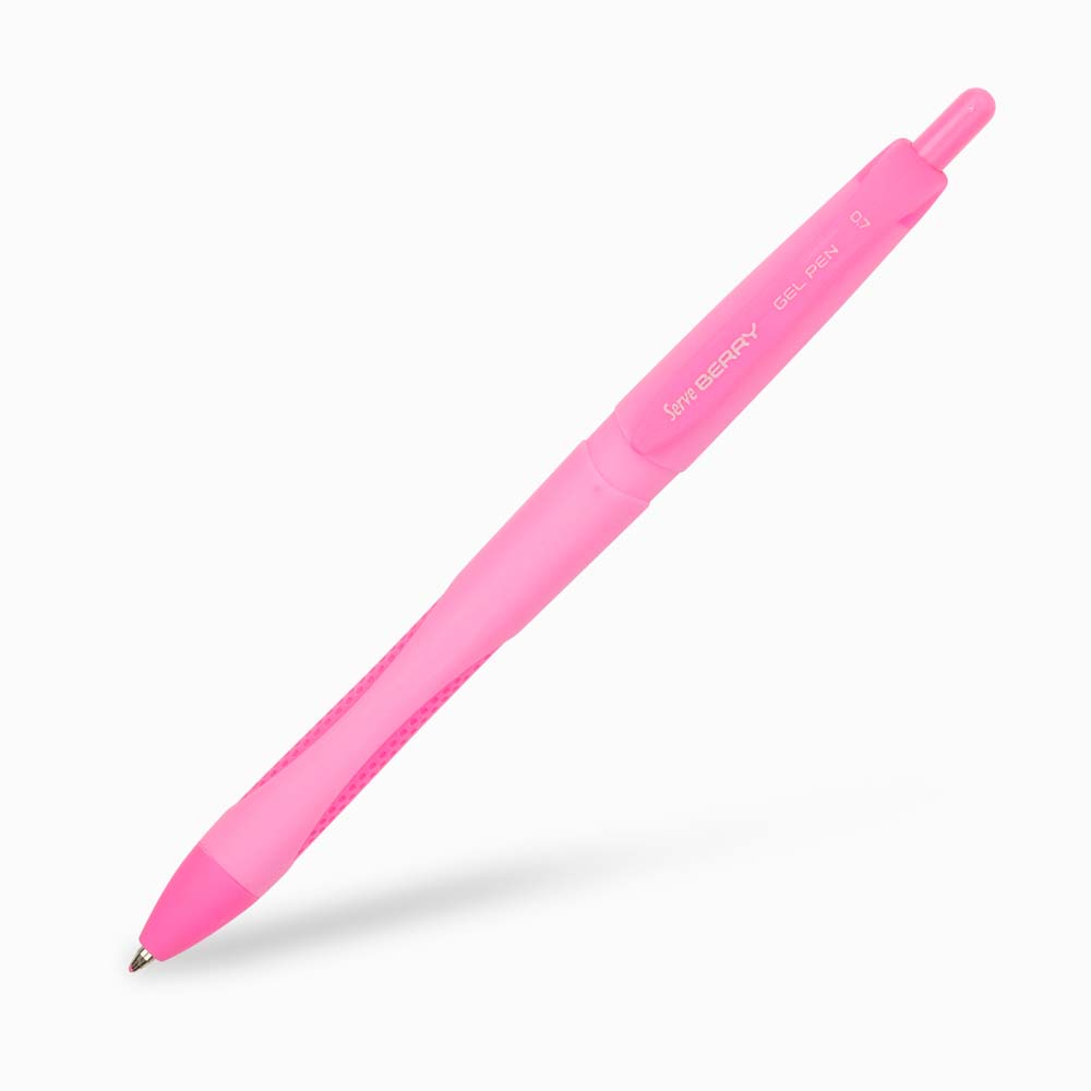 Serve Berry Jel Kalem 0.7Mm Pastel Pembe