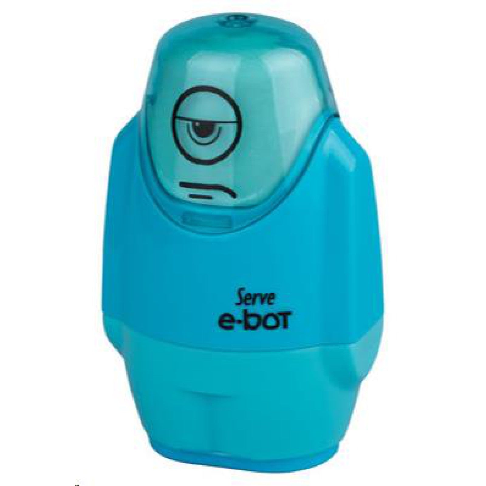 Serve E-Bot Silgili Kalemtraş Fosforlu Mavi-1