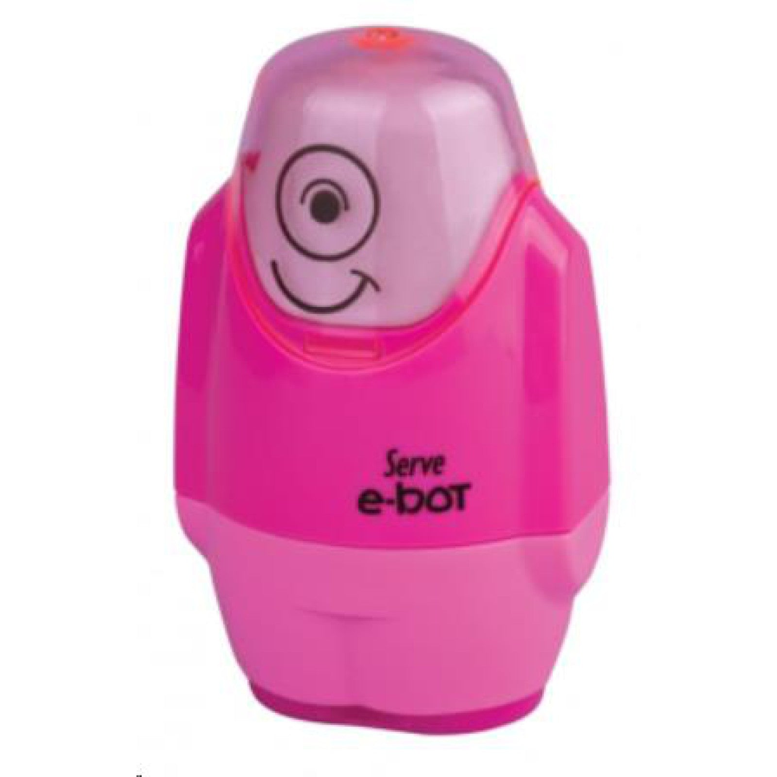 Serve E-Bot Silgili Kalemtraş Fosforlu Pembe