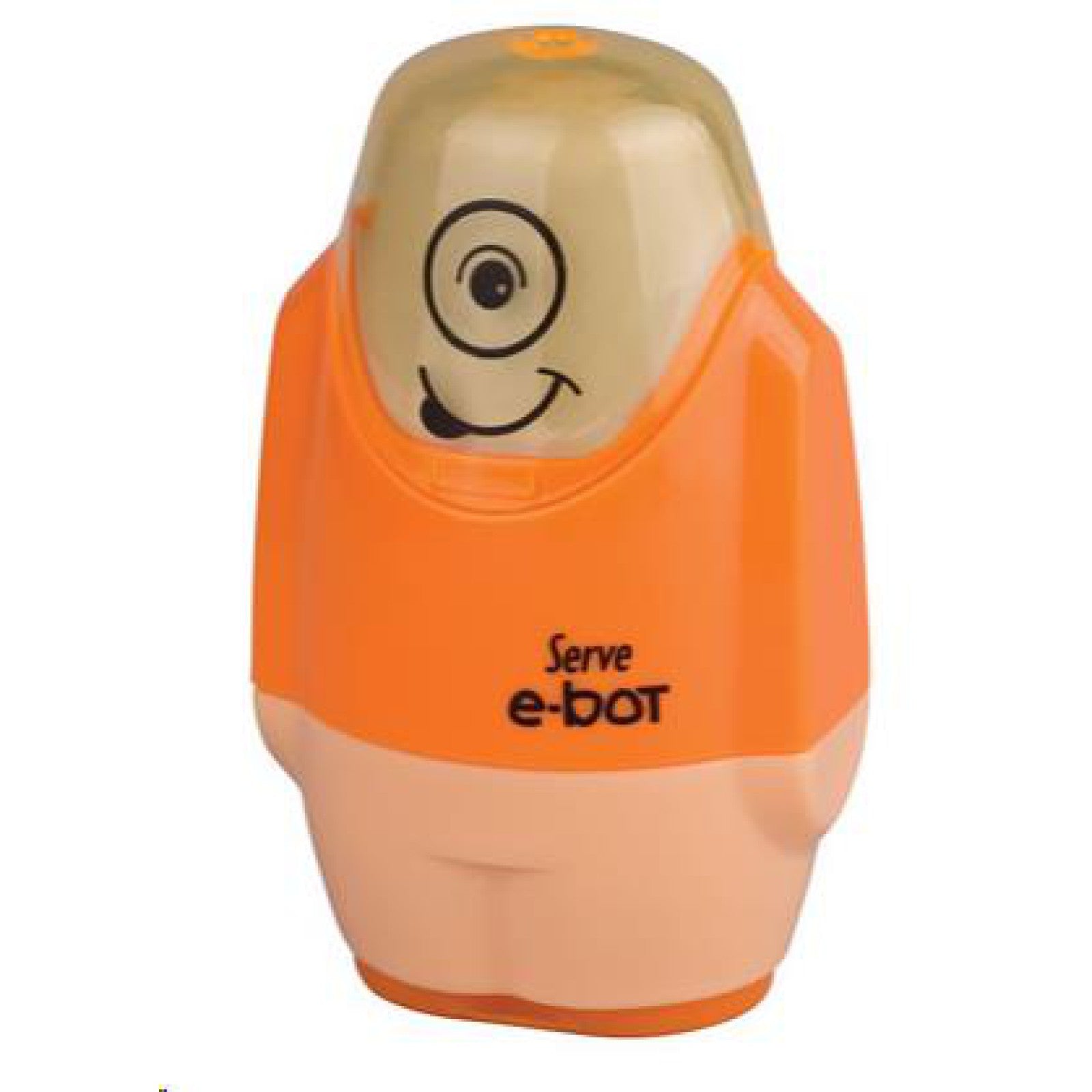 Serve E-Bot Silgili Kalemtraş Fosforlu Turuncu-1