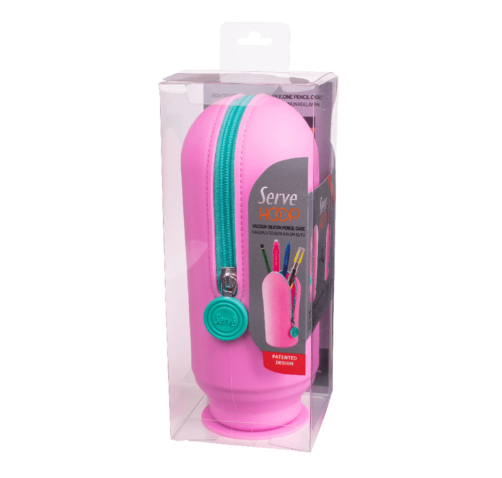 Serve Hoop Kalem Çantası Şeker Pembe-4