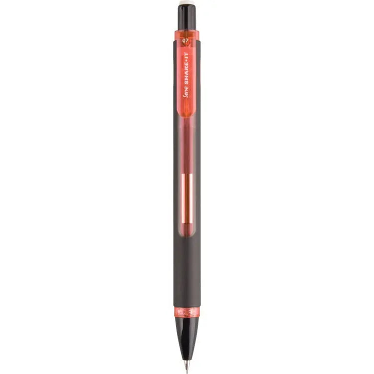 Serve Shake-İt Versatil Uçlu Kalem 0.7 Mm Siyah-Kırmızı-1