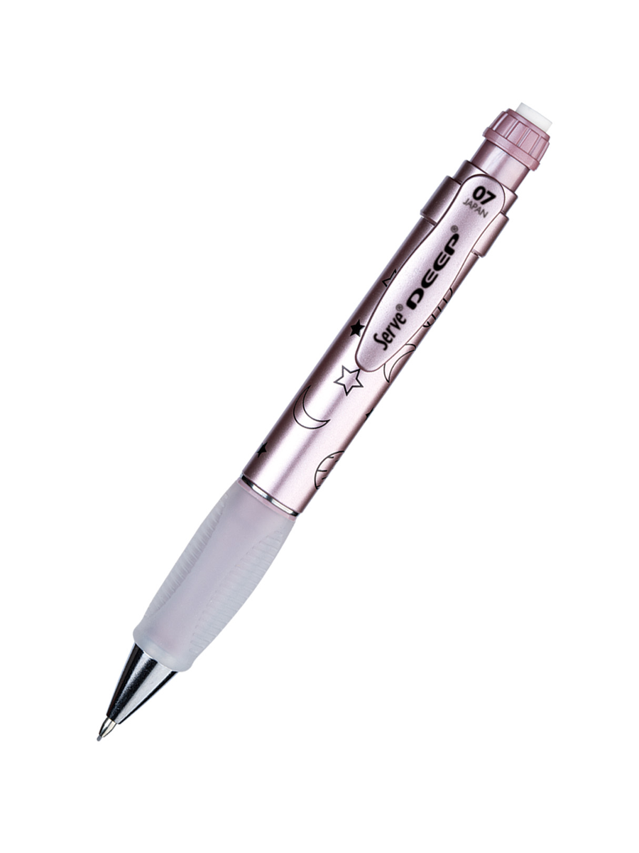 Serve Versatil Kalem Deep 0.7 MM Met Roze Ay-yıldız-1