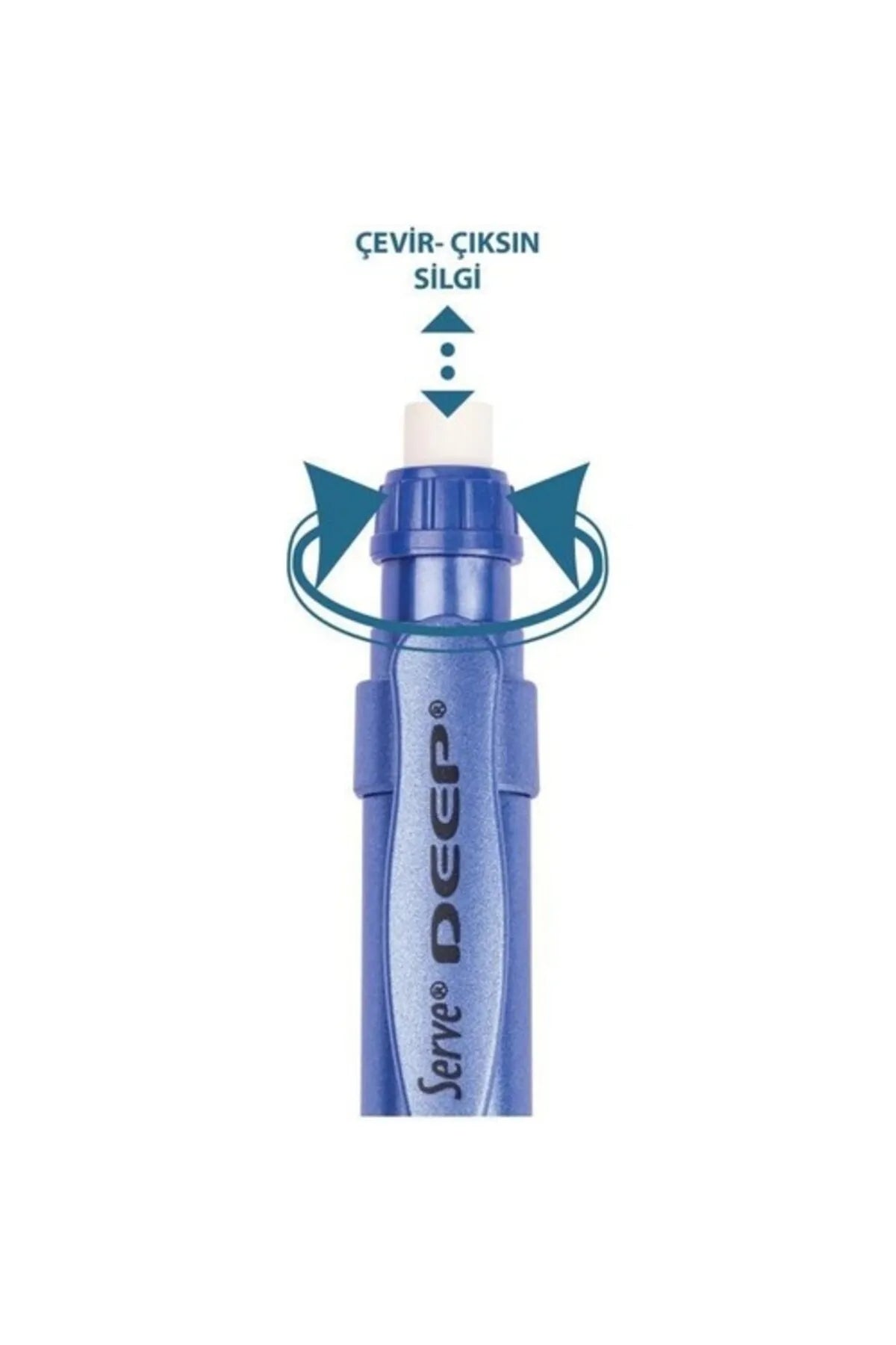 Serve Versatil Kalem Deep 0.7 MM Metalik Krıstal Violet-1
