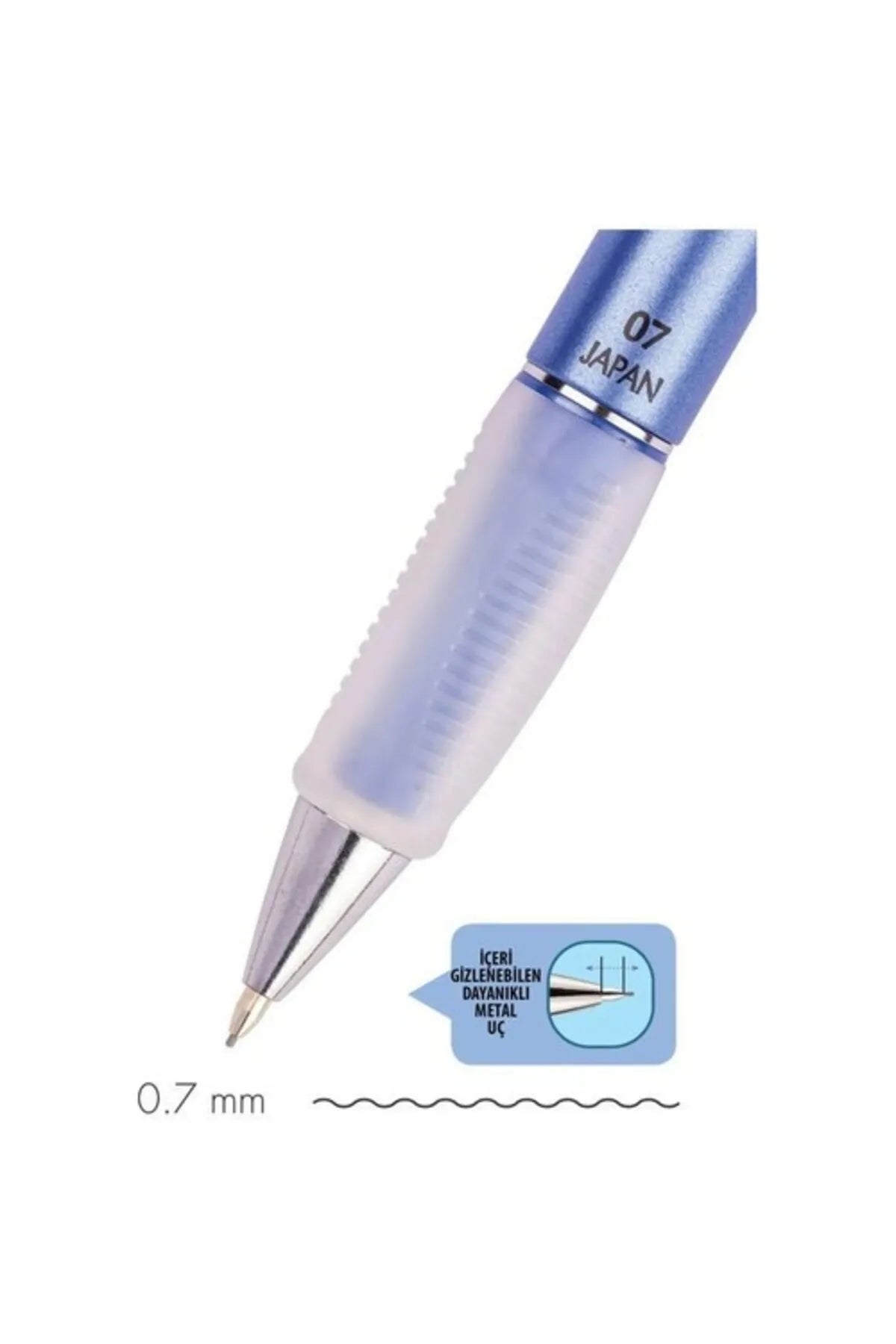 Serve Versatil Kalem Deep 0.7 MM Metalik Krıstal Violet-3