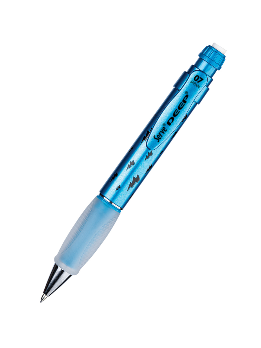 Serve Versatil Kalem Deep 0.7 MM Metalik Mavi Şimşek-1