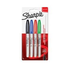 Sharpie Markör Permanent Fine 4 LÜ Standart Renk 1985858