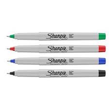 Sharpie Markör Permanent Fine 4 LÜ Standart Renk 1985858-3