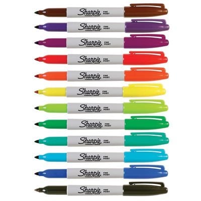 Sharpie Markör Permanent Fine Karışık Renk 12 Lİ 2065404