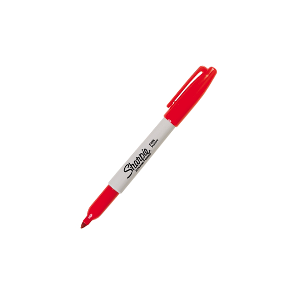 Sharpie Markör Permanent Fine Yuvarlak Uçlu Kırmızı SH-0810940-1