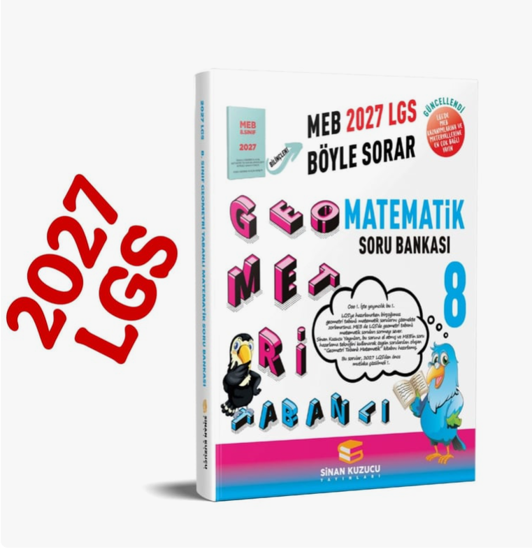 Sinan Kuzucu 2027 8. Sınıf Geometri Tabanlı Matematik Soru Bankası-1