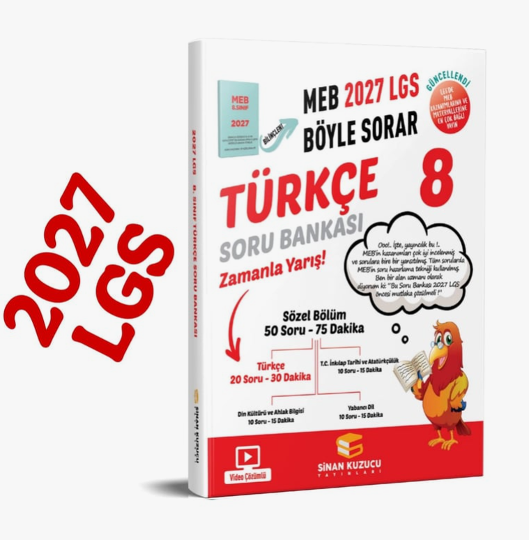 Sinan Kuzucu 2027 8. Sınıf Türkçe Soru Bankası