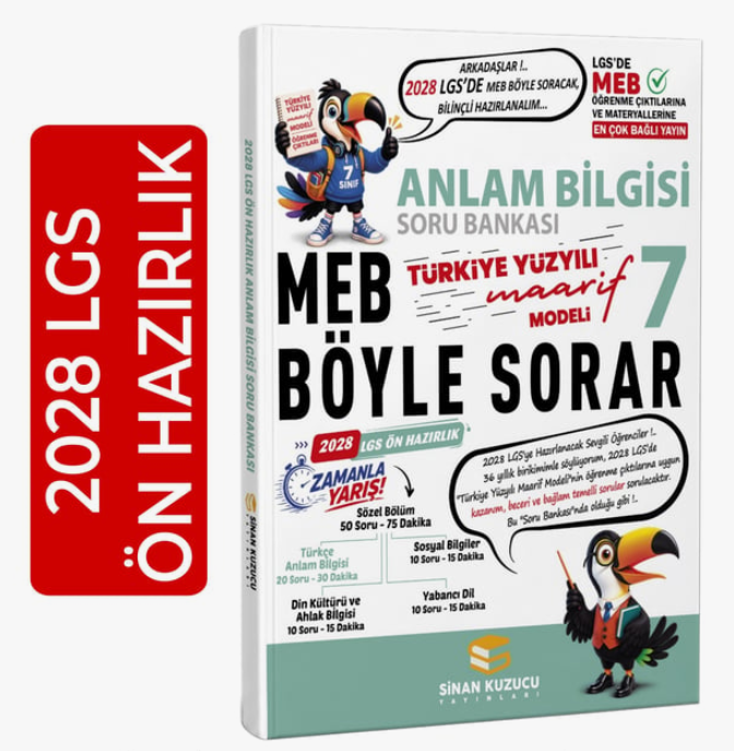 Sinan Kuzucu 7. Sınıf Anlam Bilgisi Soru Bankası