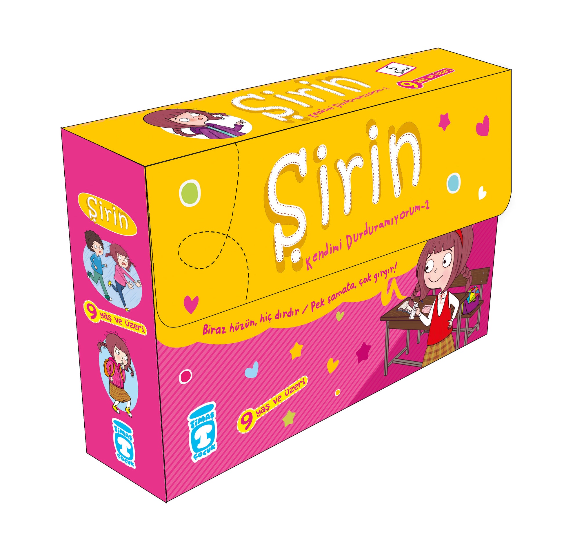 Şirin Kendimi Durduramıyorum 2 Set (5 Kitap Takım) Birsen Ekim Özen Timaş Çocuk-1