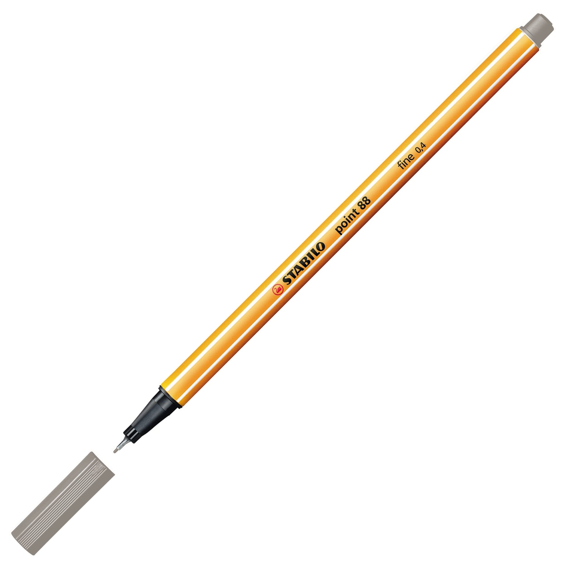Stabilo Keçe Uçlu İnce Kalem 88 Point 0.4 MM Açık Gri-1