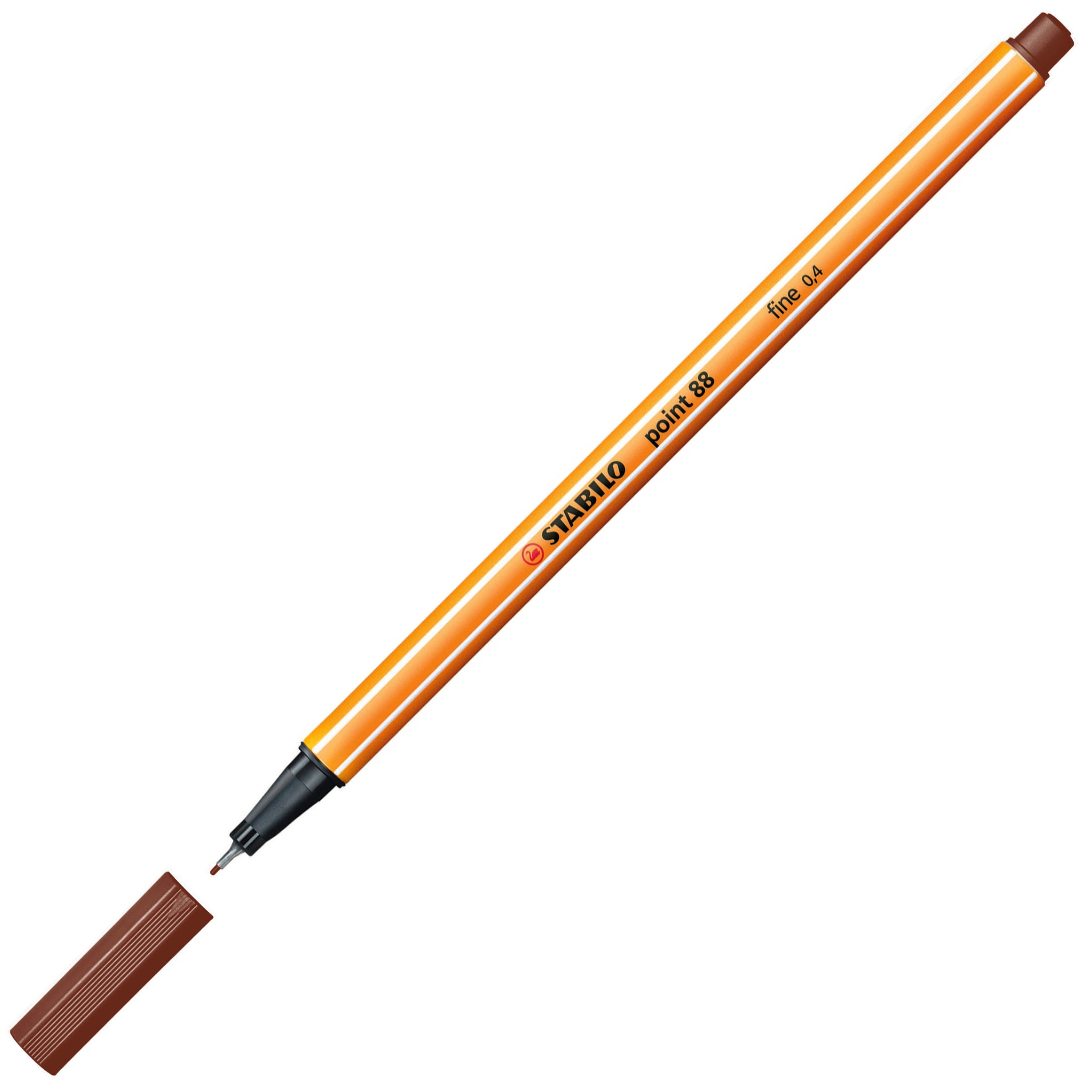 Stabilo Keçe Uçlu İnce Kalem 88 Point 0.4 Mm Kahverengi