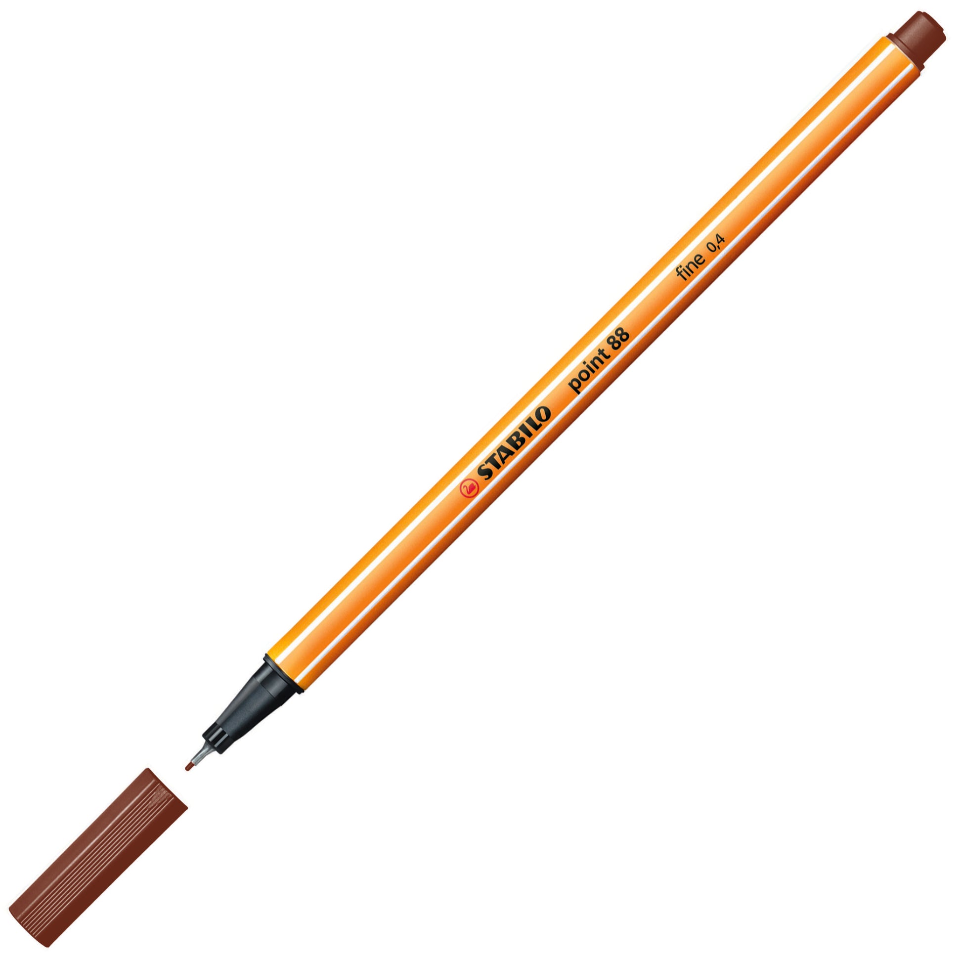Stabilo Keçe Uçlu İnce Kalem 88 Point 0.4 Mm Kahverengi-1