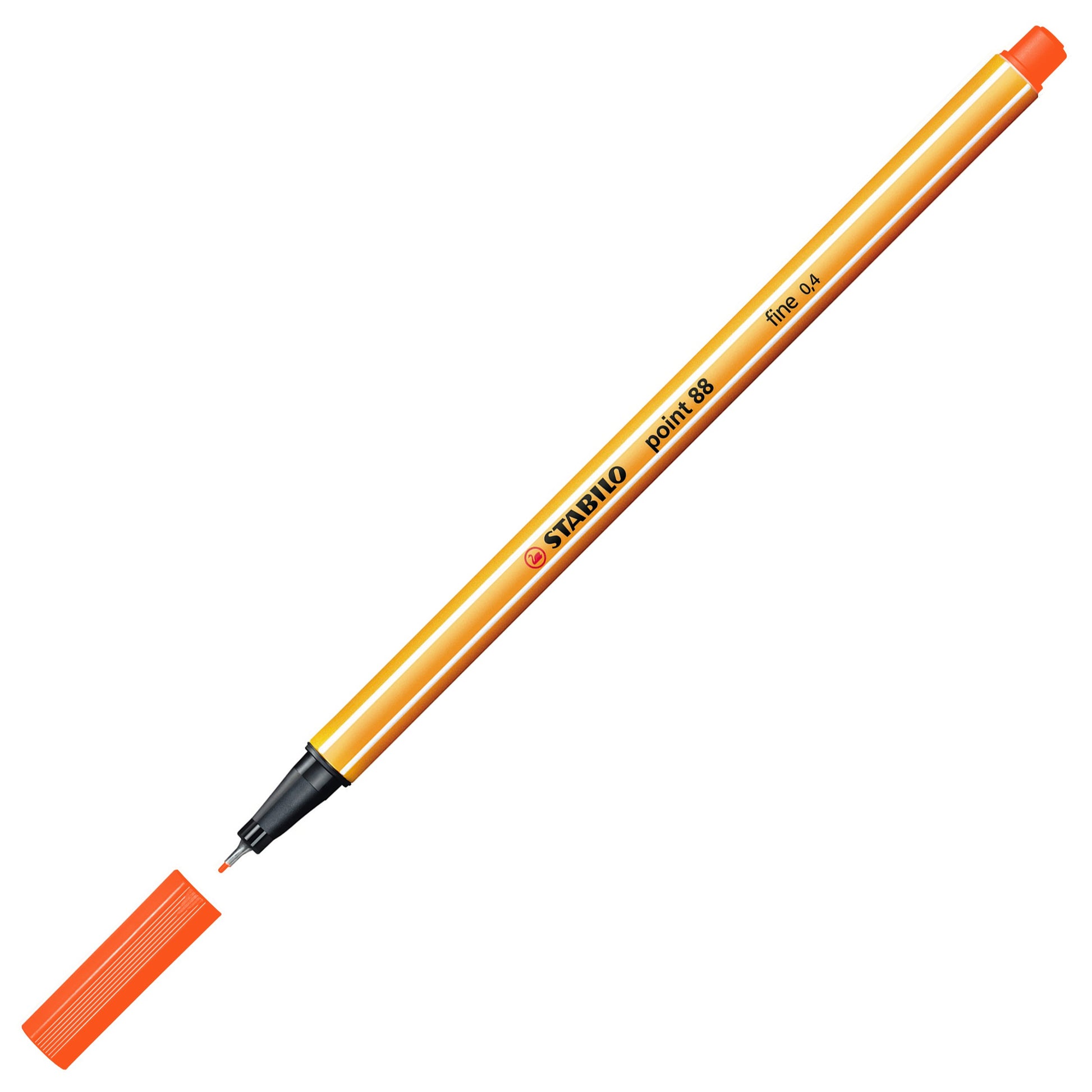 Stabilo Keçe Uçlu İnce Kalem 88 Point 0.4 Mm Turuncu-1