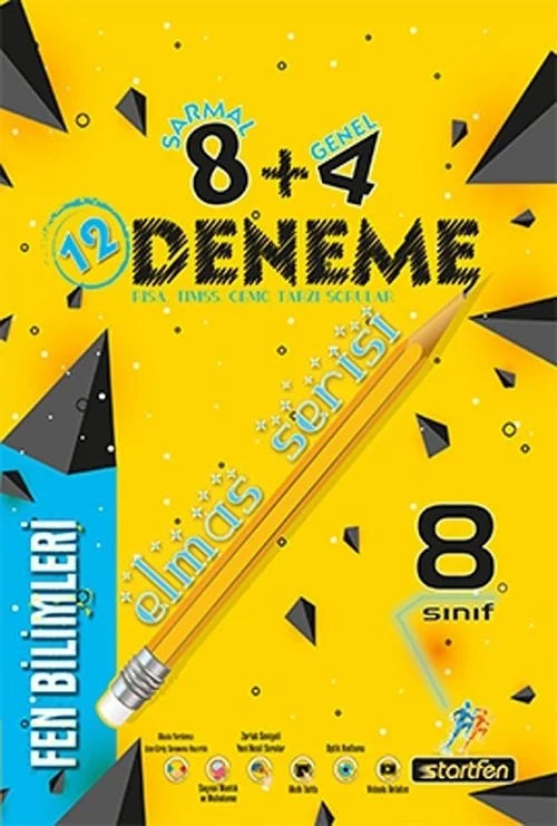 Startfen Yayınları 8. Sınıf Fen Bilimleri Elmas Serisi Deneme-1