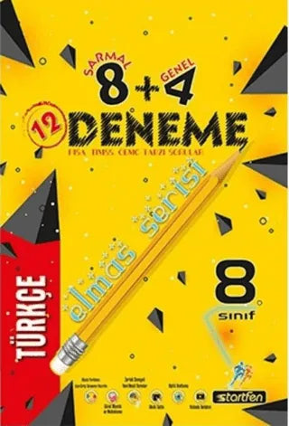 Startfen Yayınları 8. Sınıf LGS Türkçe 8 + 4 Elmas Serisi Deneme