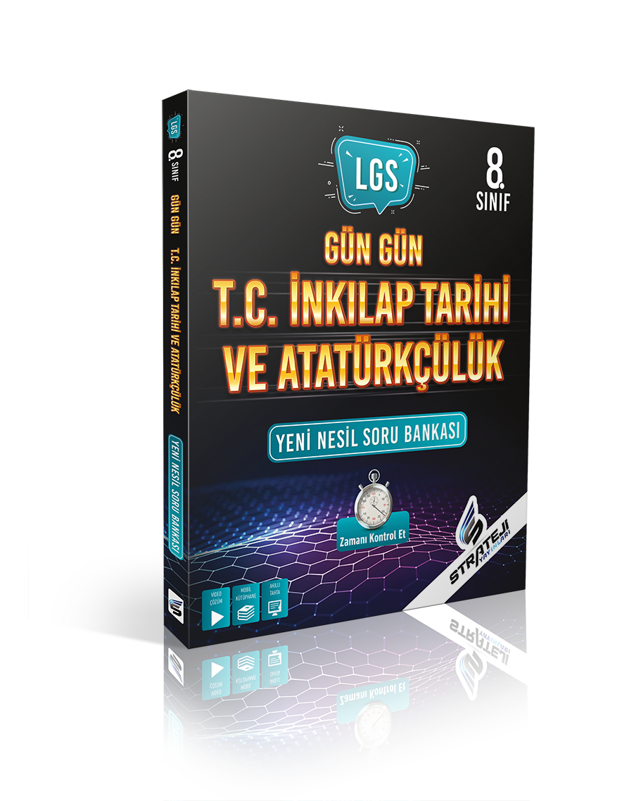 Strateji Yayınları 8. Sınıf LGS Gün Gün T.C. İnkılap Tarihi ve Atatürkçülük Yeni Nesil Soru Bankası-1