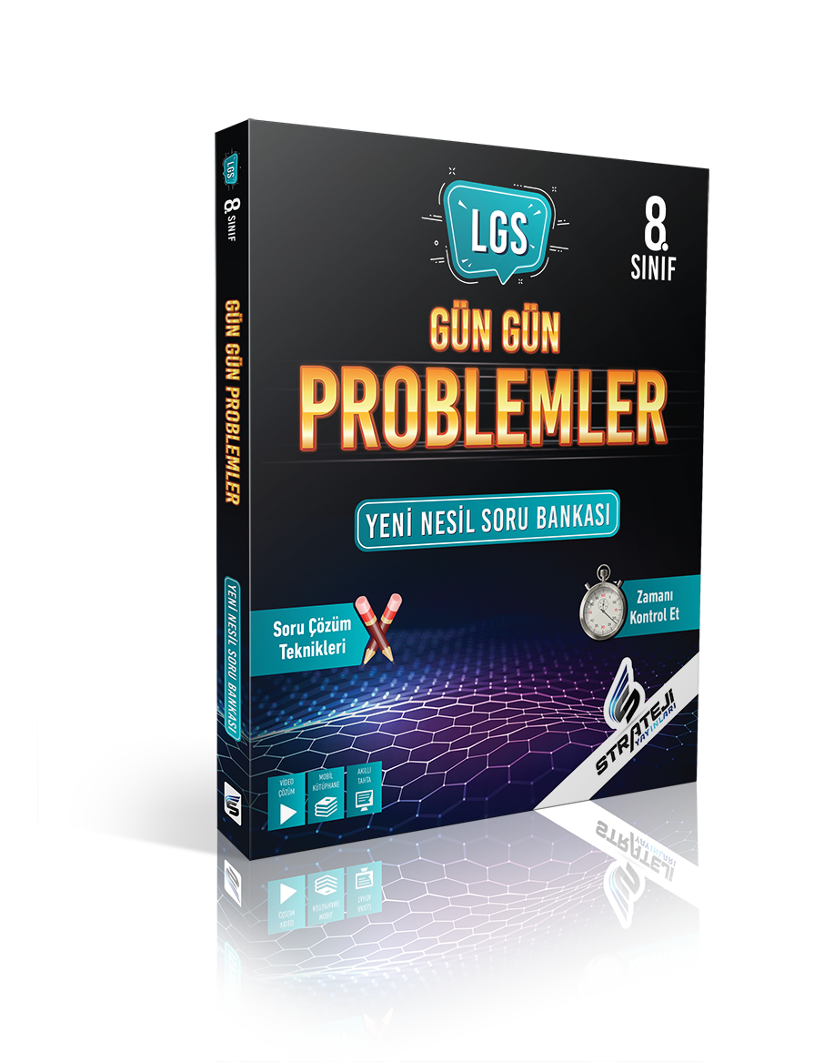 Strateji Yayınları 8. Sınıf LGS Matematik Gün Gün Problemler Soru Bankası-1