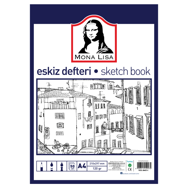 Südor Eskiz Defteri A4 120 GR 50 YP-1