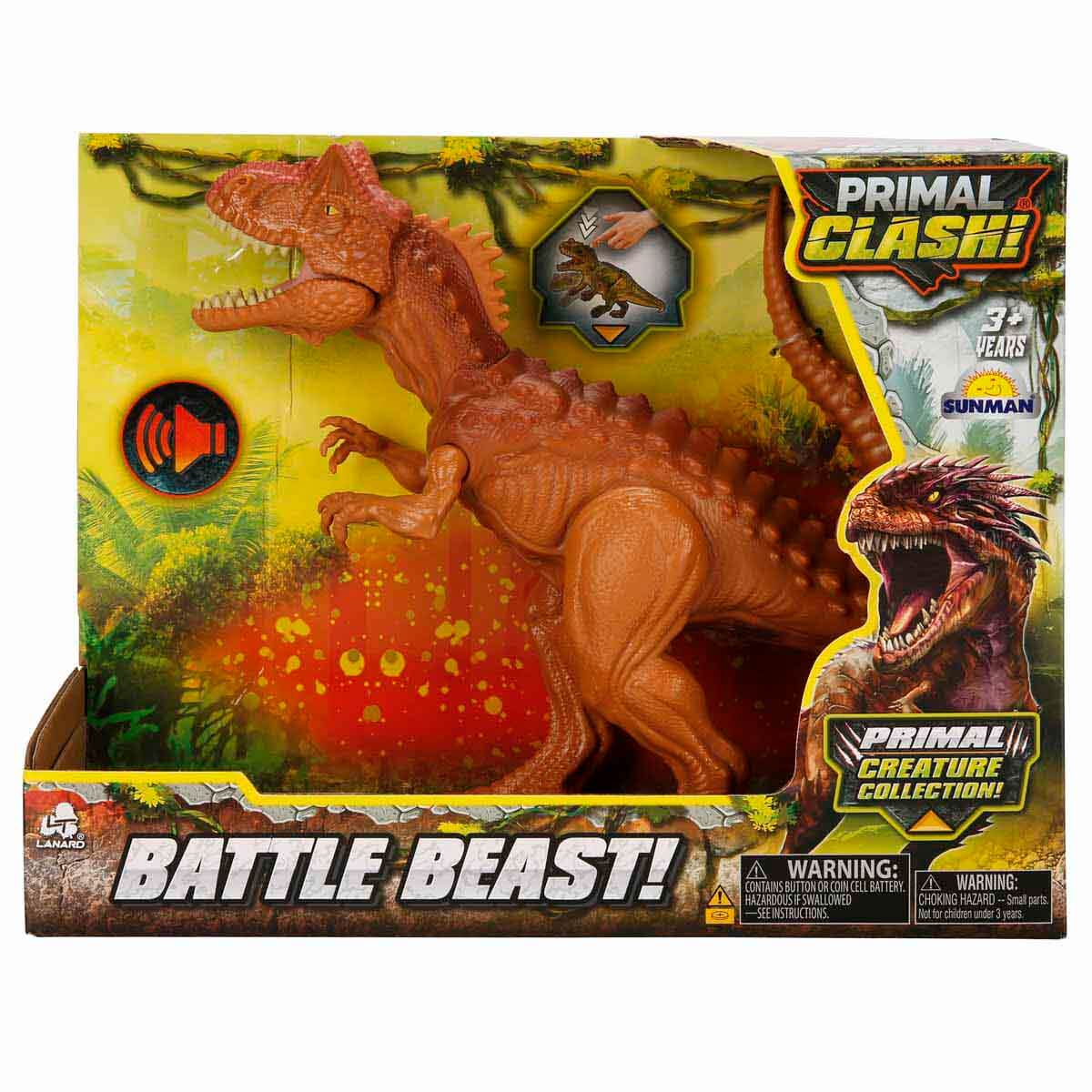 Sunman Dinozor Savaş Canavarı Primal Clash Figürü