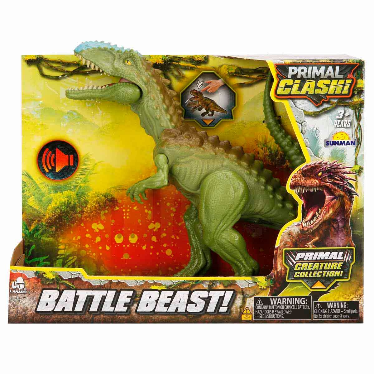Sunman Dinozor Savaş Canavarı Primal Clash Figürü-2