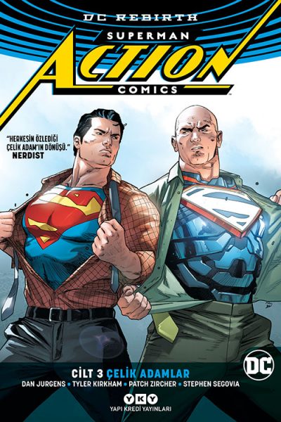 Superman Action Comics Cilt 3 Çelik Adamlar Yapı Kredi Yayınları