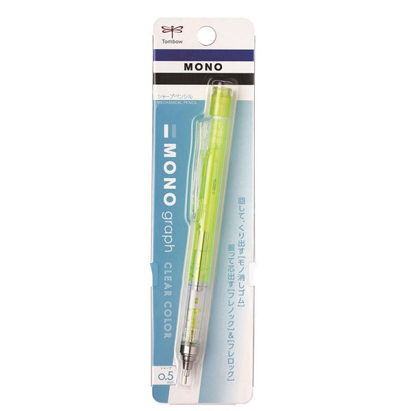 Tombow Versatil Kalem Mono Graph 0.5 Mm Şeffaf Limon-1