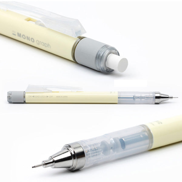 Tombow Versatil Kalem Mono Graph Pastel 0.5 Mm Blisterli Krem Sarı-1