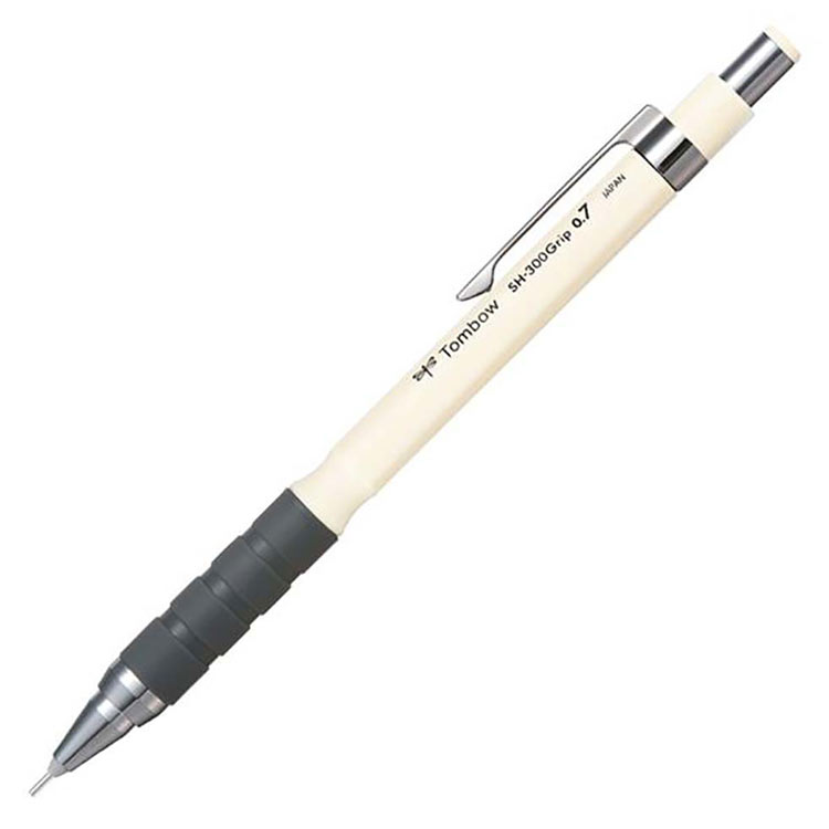 Tombow Versatil Kalem SH-300 Grip 0.7 Mm Neon Vanilya Sarı-1