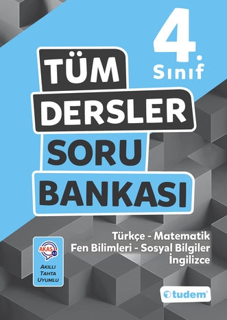 Tudem Yayınları 4.Sınıf Tüm Dersler Soru Bankası