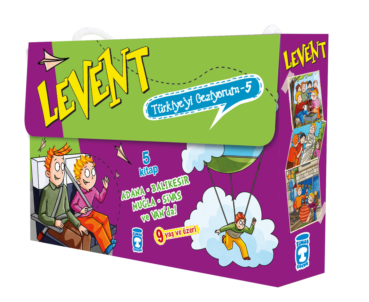 Türkiye`yi Geziyorum 5 Levent 5 Kitap Set Timaş Çocuk