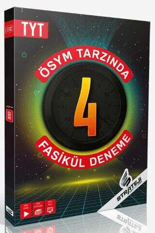 TYT 4 Fasikül Deneme Strateji Yayınları-1