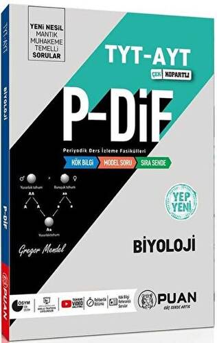 TYT AYT Biyoloji PDİF Konu Anlatım Fasikülleri Puan Yayınları