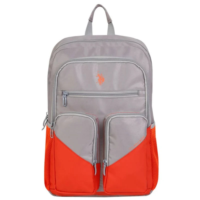 U.S. Polo Assn. PLCAN24101 Sırt Çantası Gri-Turuncu-2