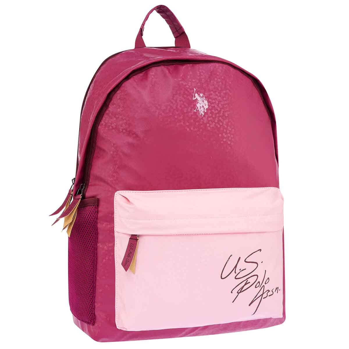 U.S. Polo Pembe Okul Çantası PLCAN24229-1