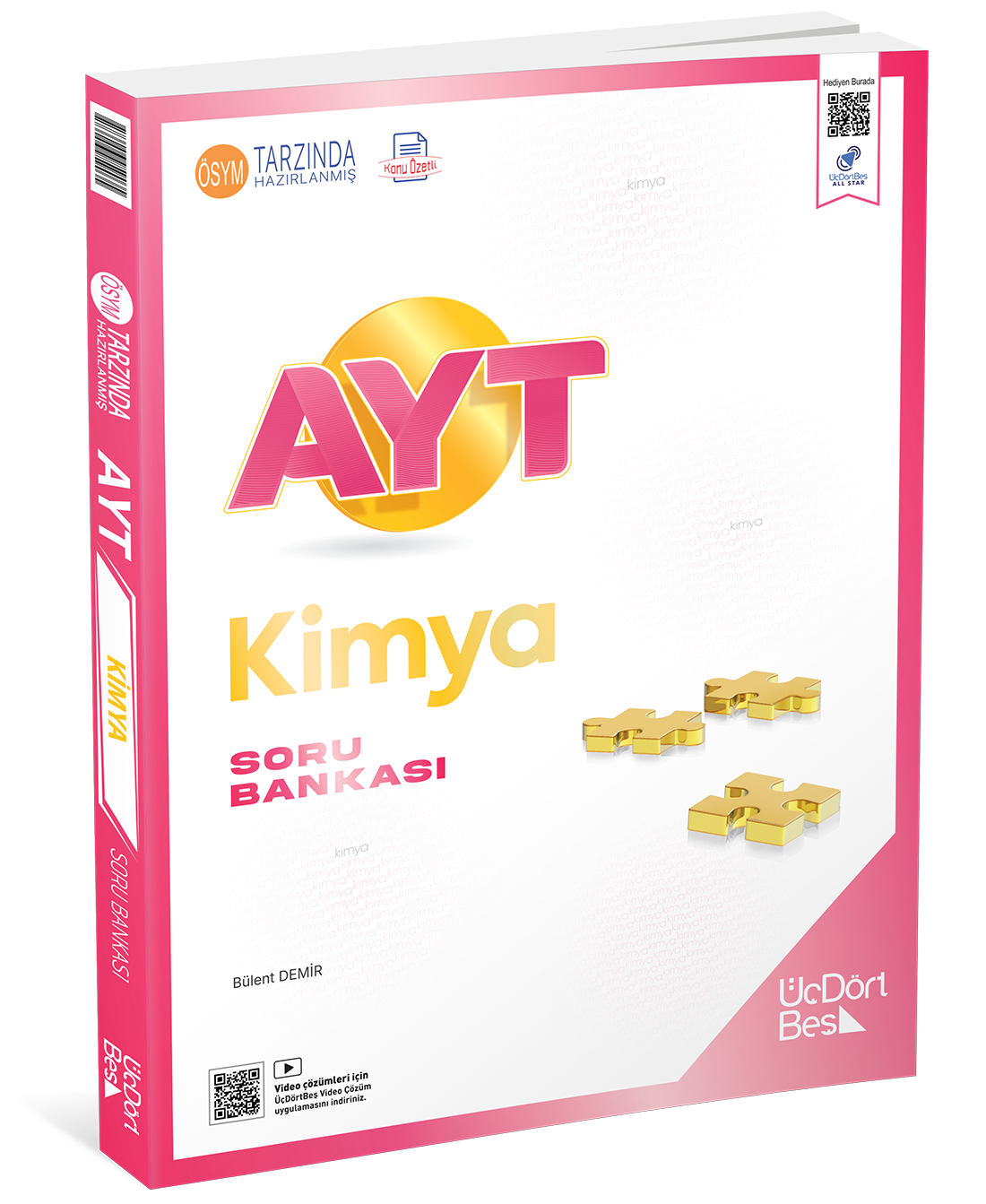 ÜçDörtBeş Yayınları AYT Kimya Soru Bankası