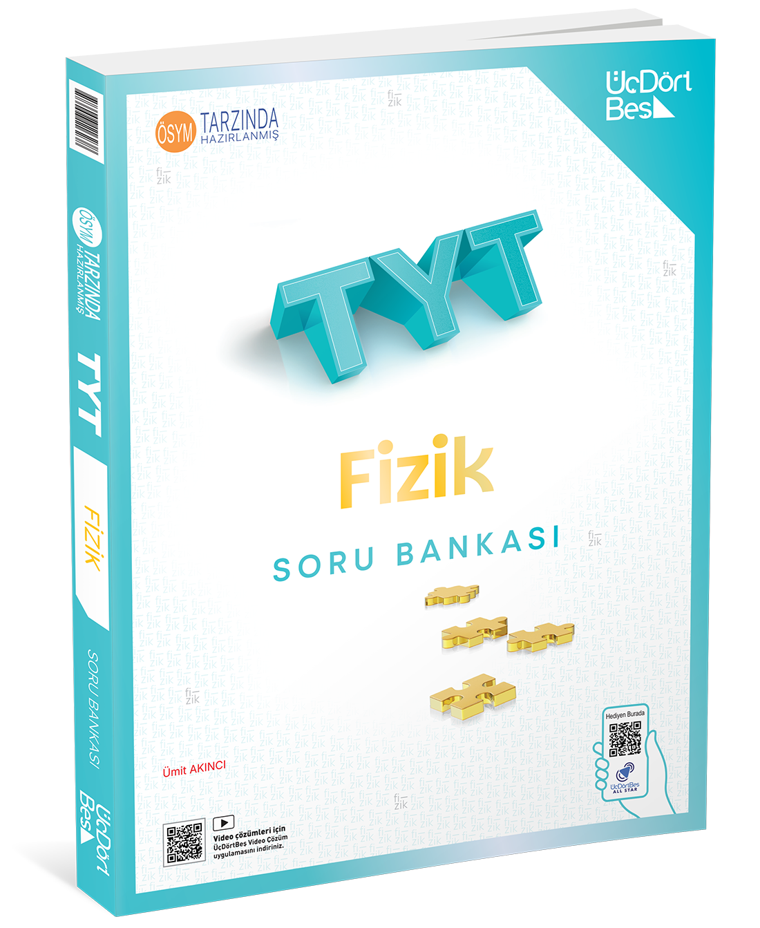 ÜçDörtBeş Yayınları TYT Fizik Soru Bankası-1