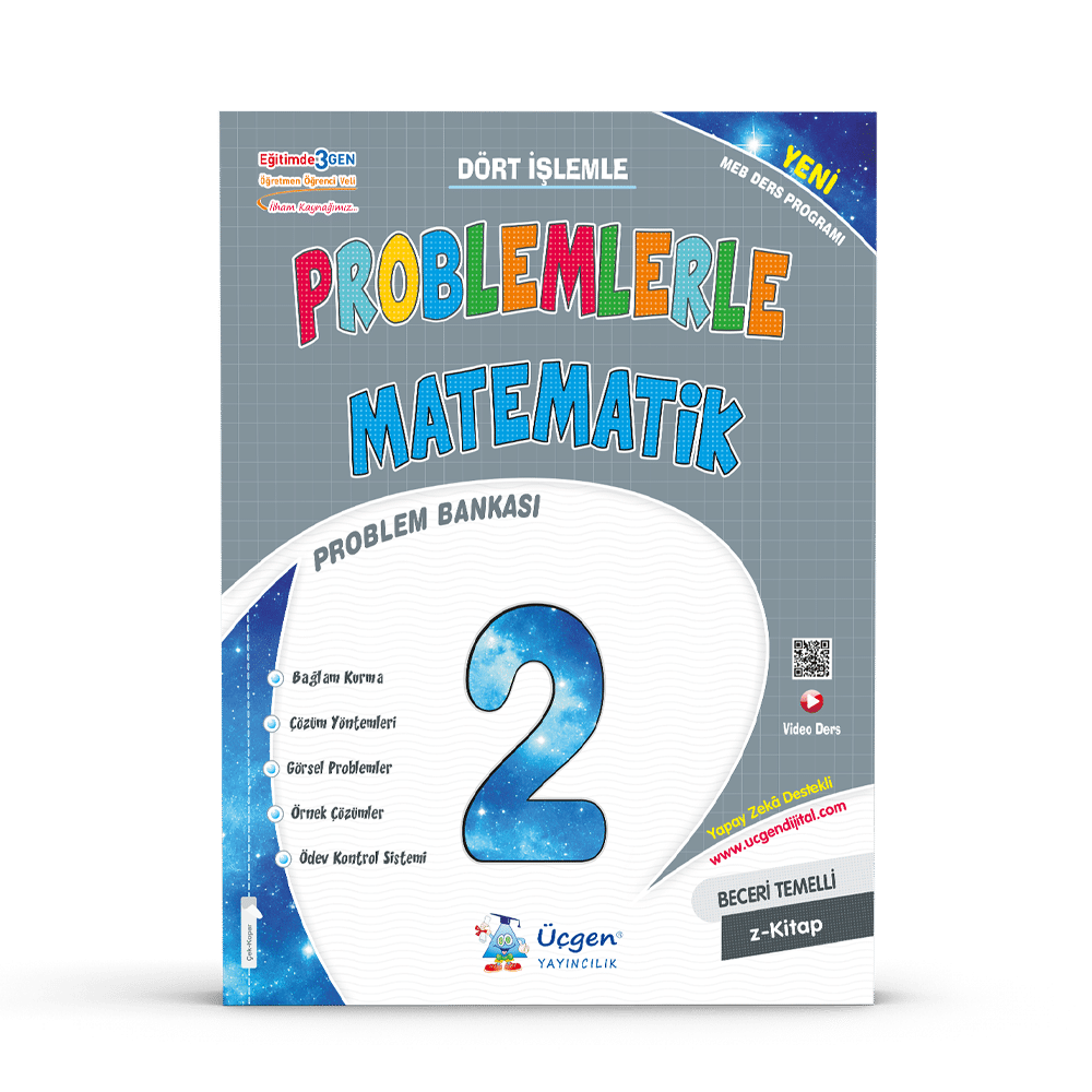 Üçgen Yayıncılık 2. Sınıf Problemlerle Matematik-1