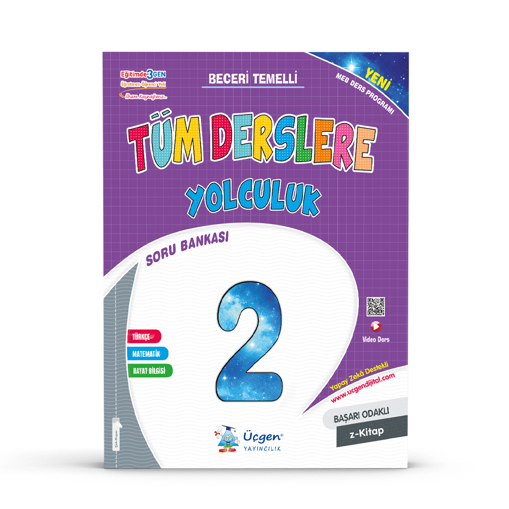 Üçgen Yayıncılık 2. Sınıf Tüm Derslere Yolculuk Soru Bankası