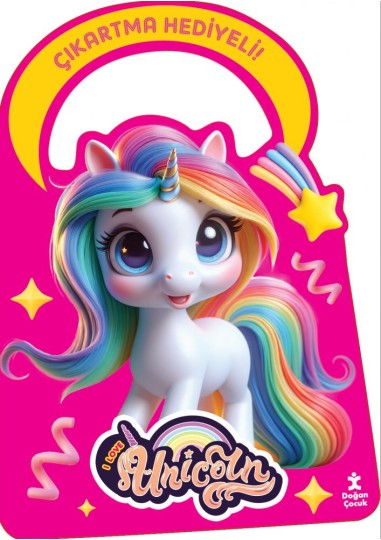 Unicorn Işıltılı Çantam Boyama Kitabı (İnce Kapak) Doğan Çocuk-1