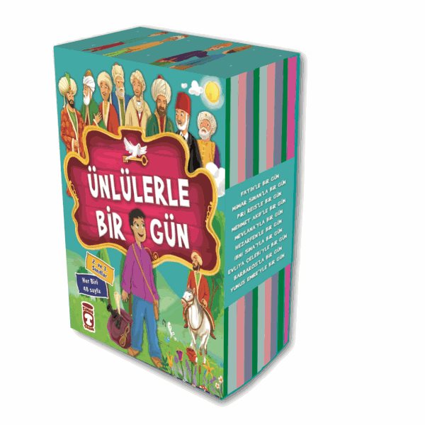Ünlülerle Bir Gün Seti 1 (10 Kitap Takım) Timaş Yayınları