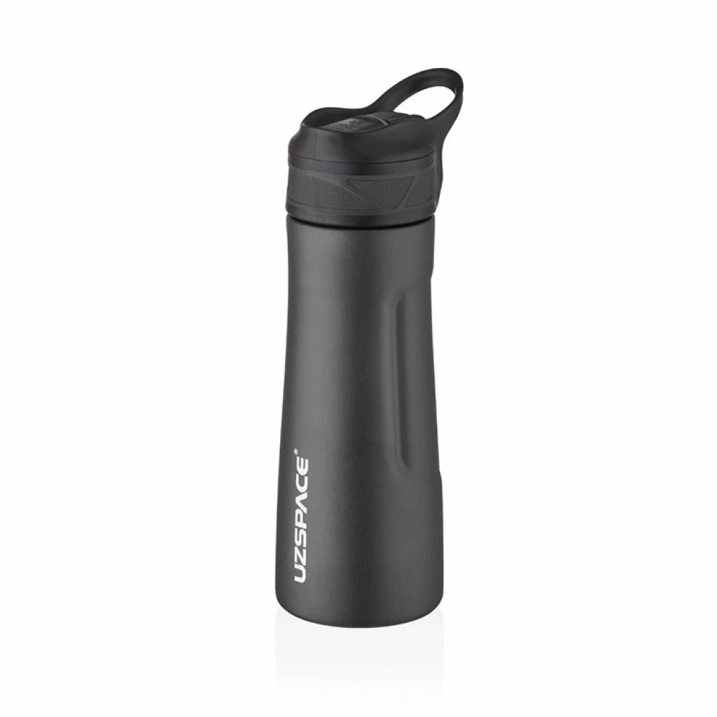 Uzspace Çelik Matara Pipetli 9004 520 Ml Black