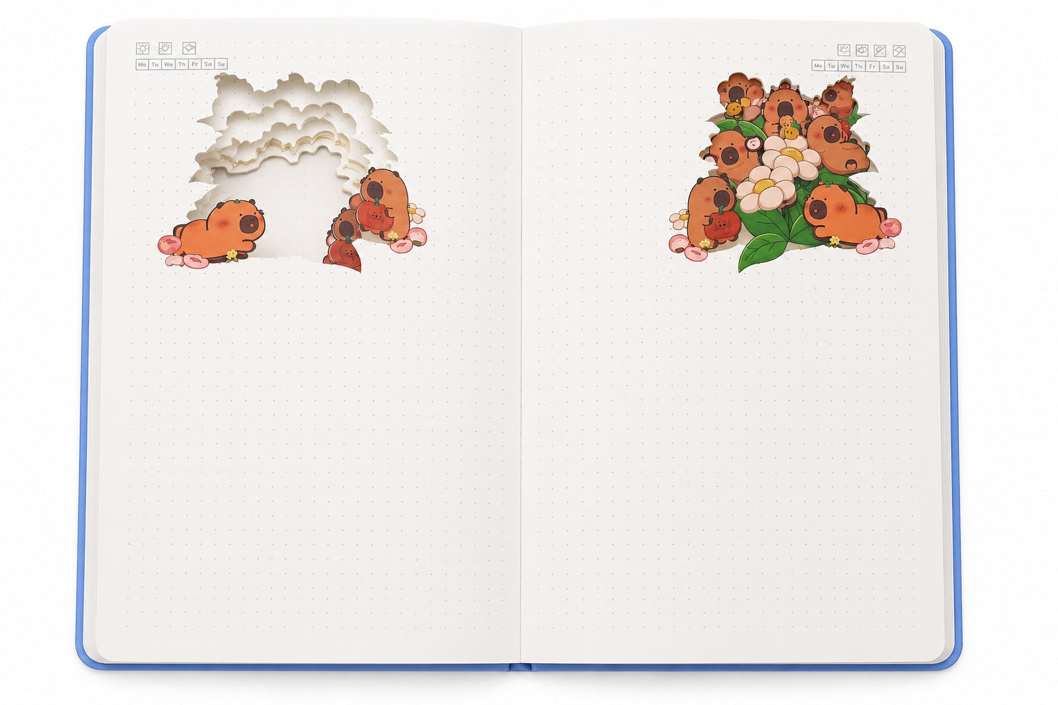 Vagonlife 3D Capybara Temalı Defter